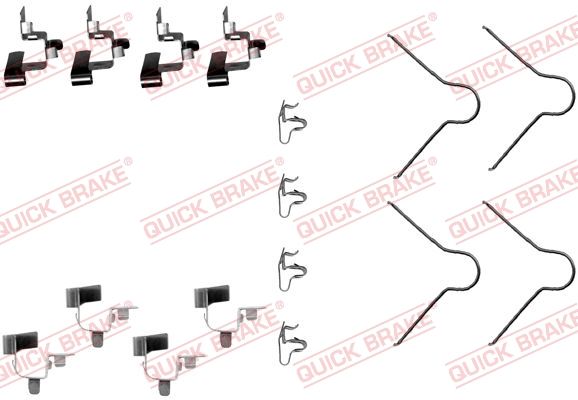 QUICK BRAKE Tarvikesarja, jarrupala 109-1130